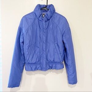 Vintage 90s Obermeyer Down‎ Puffer Coat Ski Jacket Very Peri Ladies 12